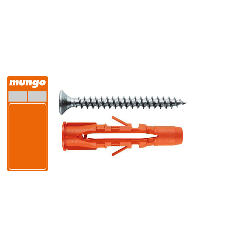 MU-S in BLISTER - Tassello Universale in Nylon con vite truciolare T.S.P. Pozi