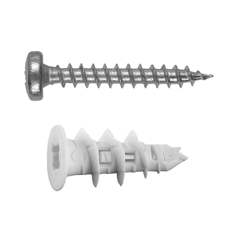 MFJ-S - Tassello auto-perforante in nylon per cartongesso, con vite testa calottata